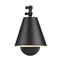 Z-Lite Regent Wall Sconce, 1-Light, 7.5 In.W x 26 In.L x 7.5 In.H, Matte Black/Matte Black 347S-MB - alternate 7